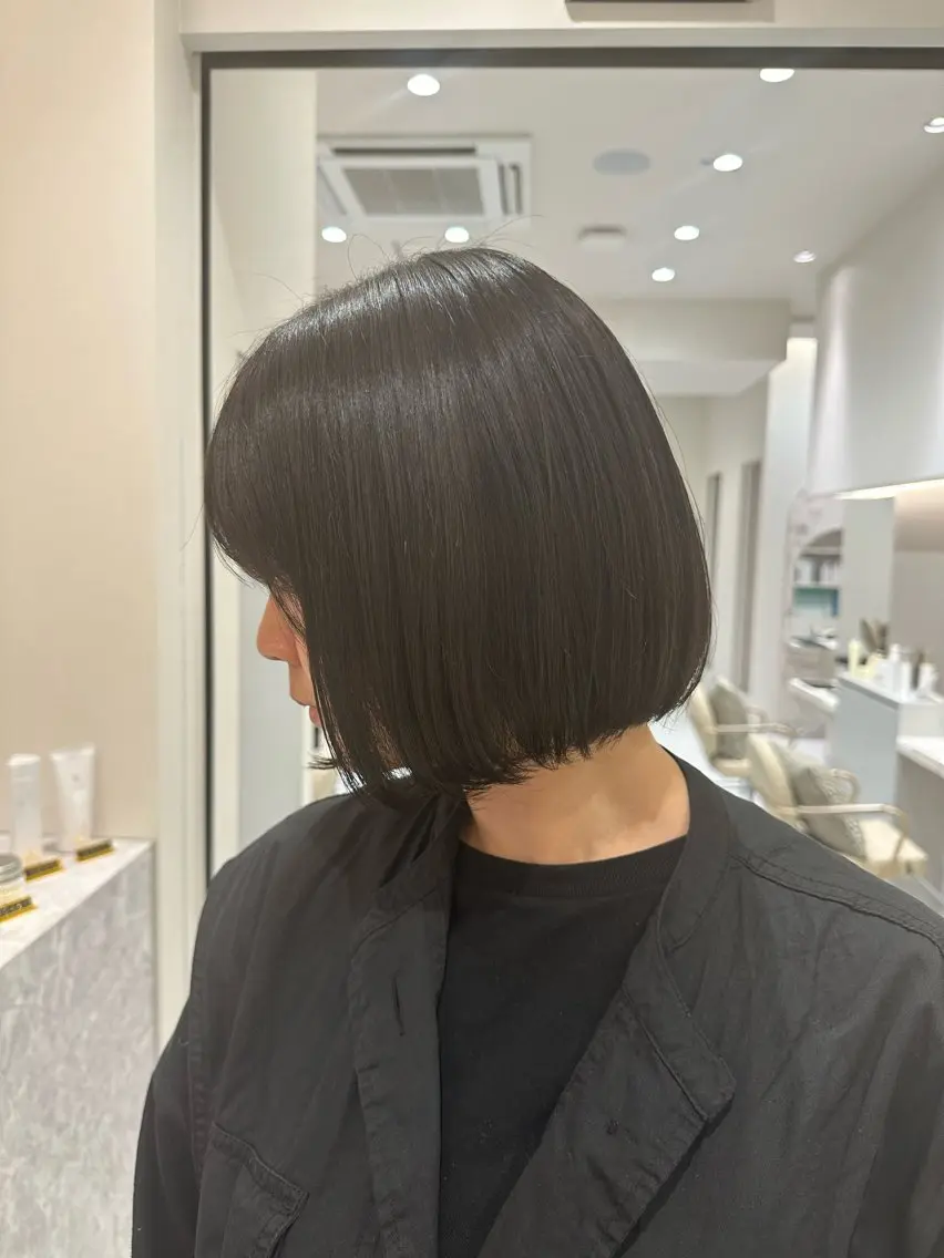 ミディアム カット ヘッドスパ 韓国レイヤー✨ yasuko銀座のヘアスタイル