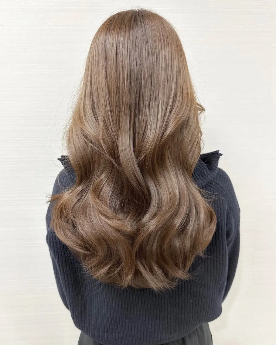ミディアム カラー 韓国ヘア 店長NEGIのヘアスタイル