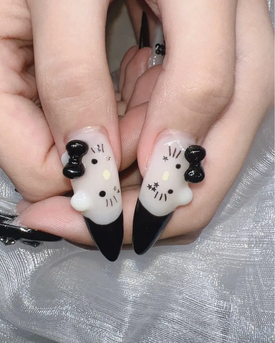ネイル 長さ出し グラデーション キラキラネイル マグネットネイル ニュアンスネイル Lee Nails チップ長さだし専門店のネイルデザイン