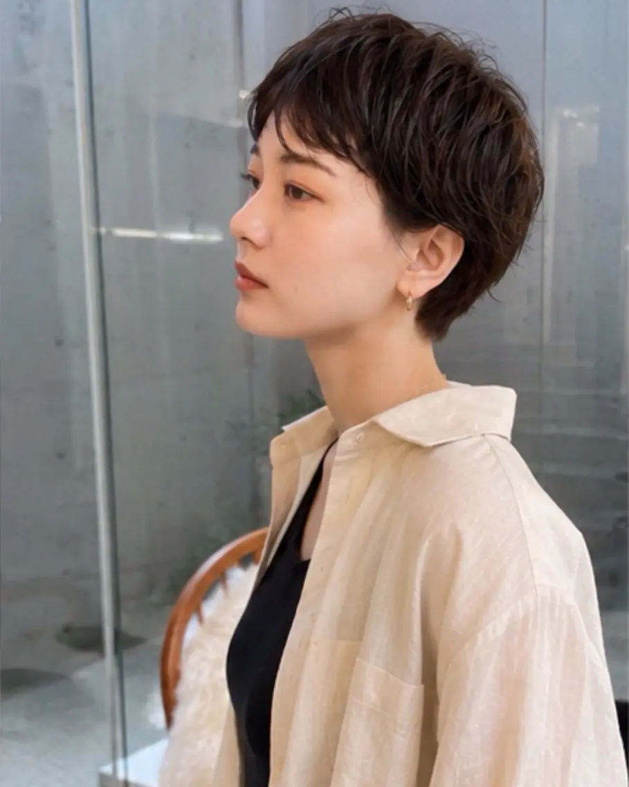 ショート ショートヘア カット トリートメント pia 薬院のヘアスタイル