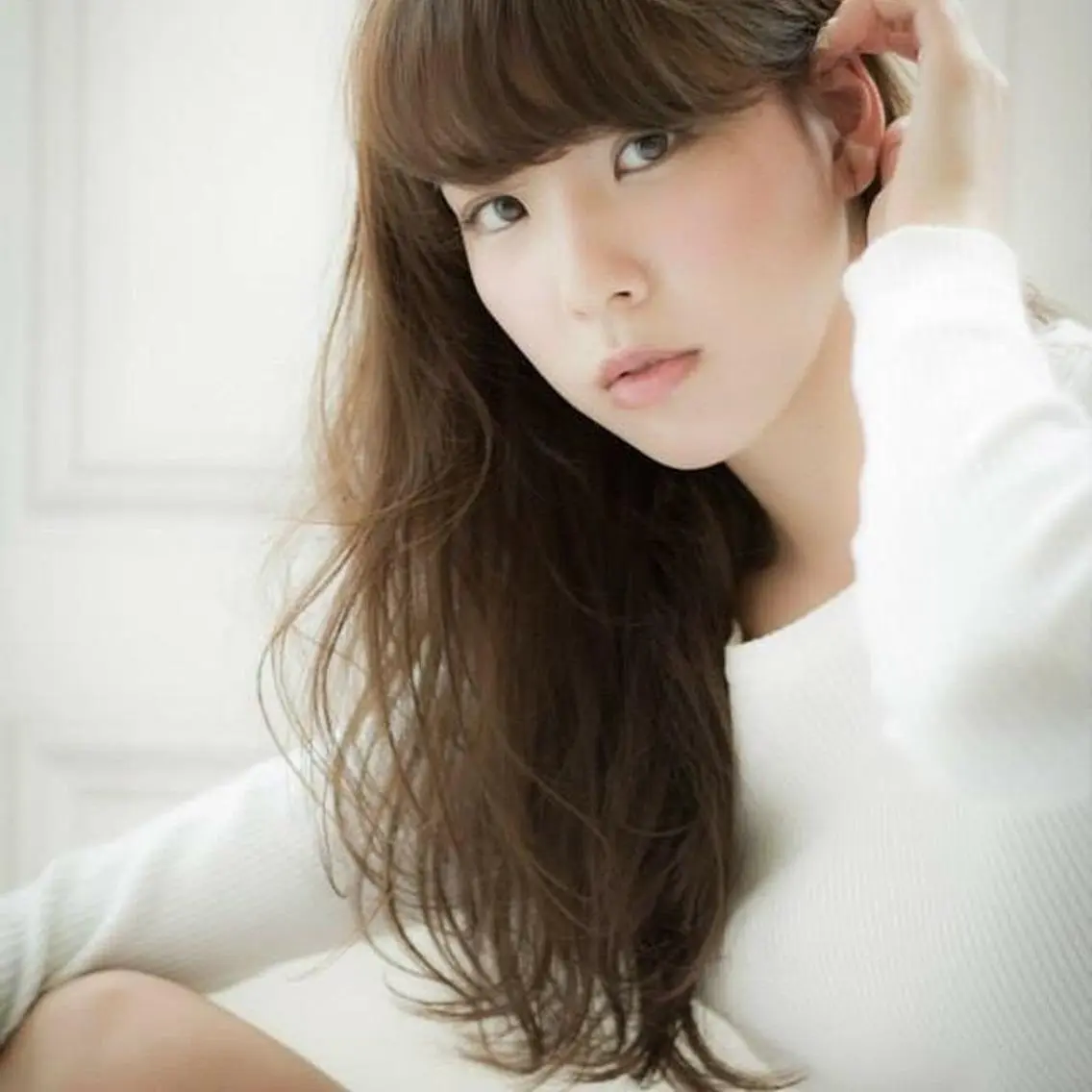 ロング カラー 内藤 達也のヘアスタイル
