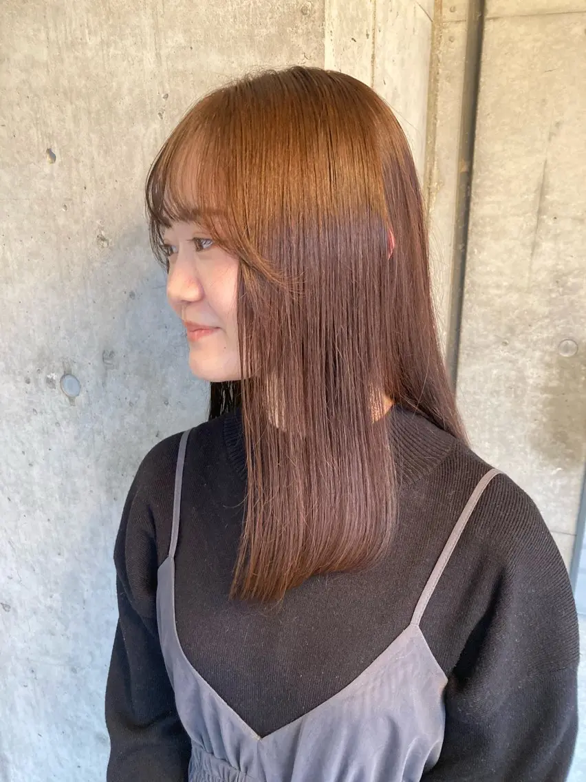 ロング カラー 横浜美容室/暖色系 michika🌹のヘアスタイル