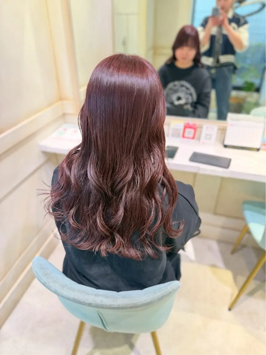 カラー ヘアカラー トリートメント 💙透明感艶カラー/ ゆうな💙のヘアスタイル