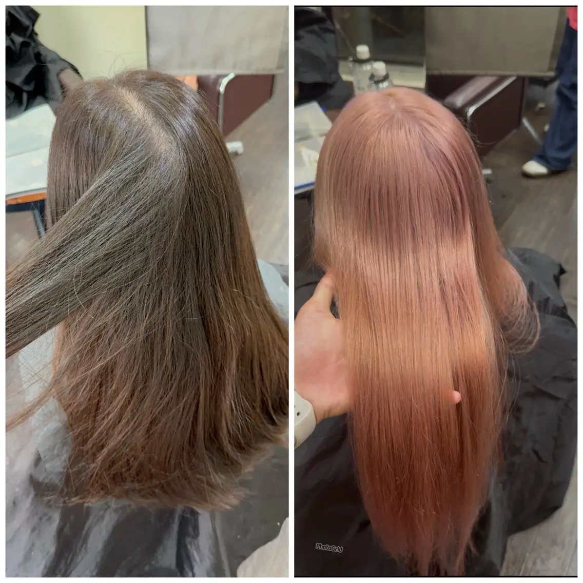 ロング カラー ベージュカラー ブリーチ ケアブリーチ 透明感カラー ダブルカラー ヘアカラー Lima/ブリー チ特化/心斎橋のヘアスタイル