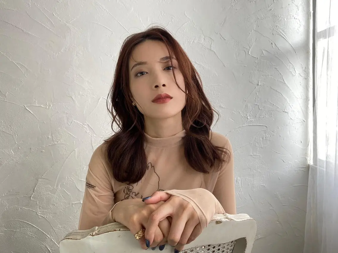 ロング パーマ カラー ROW 横浜のヘアスタイル