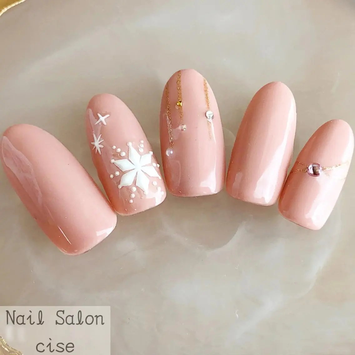 ネイル 冬ネイル Nail Salon ciseのネイルデザイン