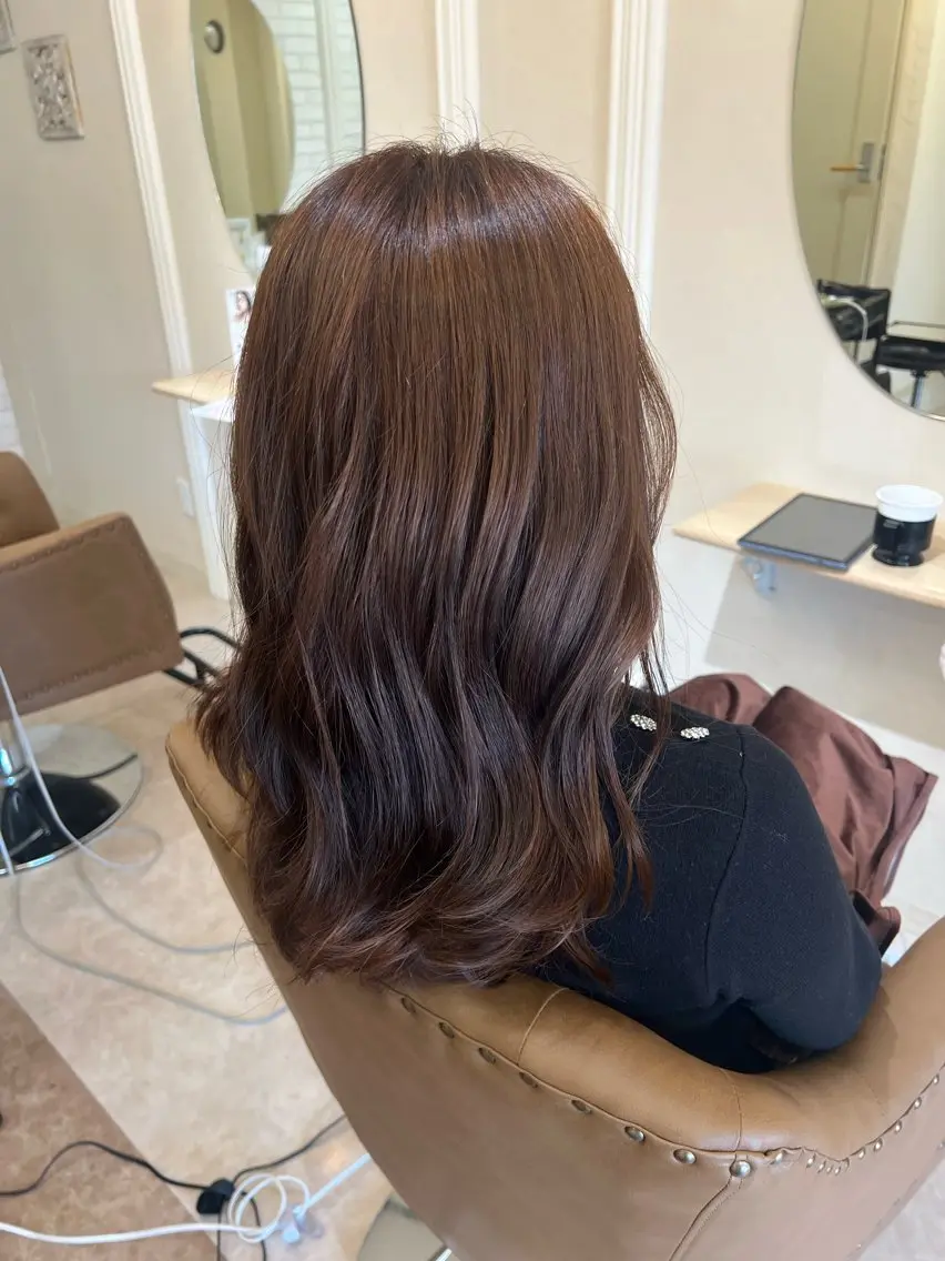 ロング ヘアケアソムリエ MIKUのヘアスタイル