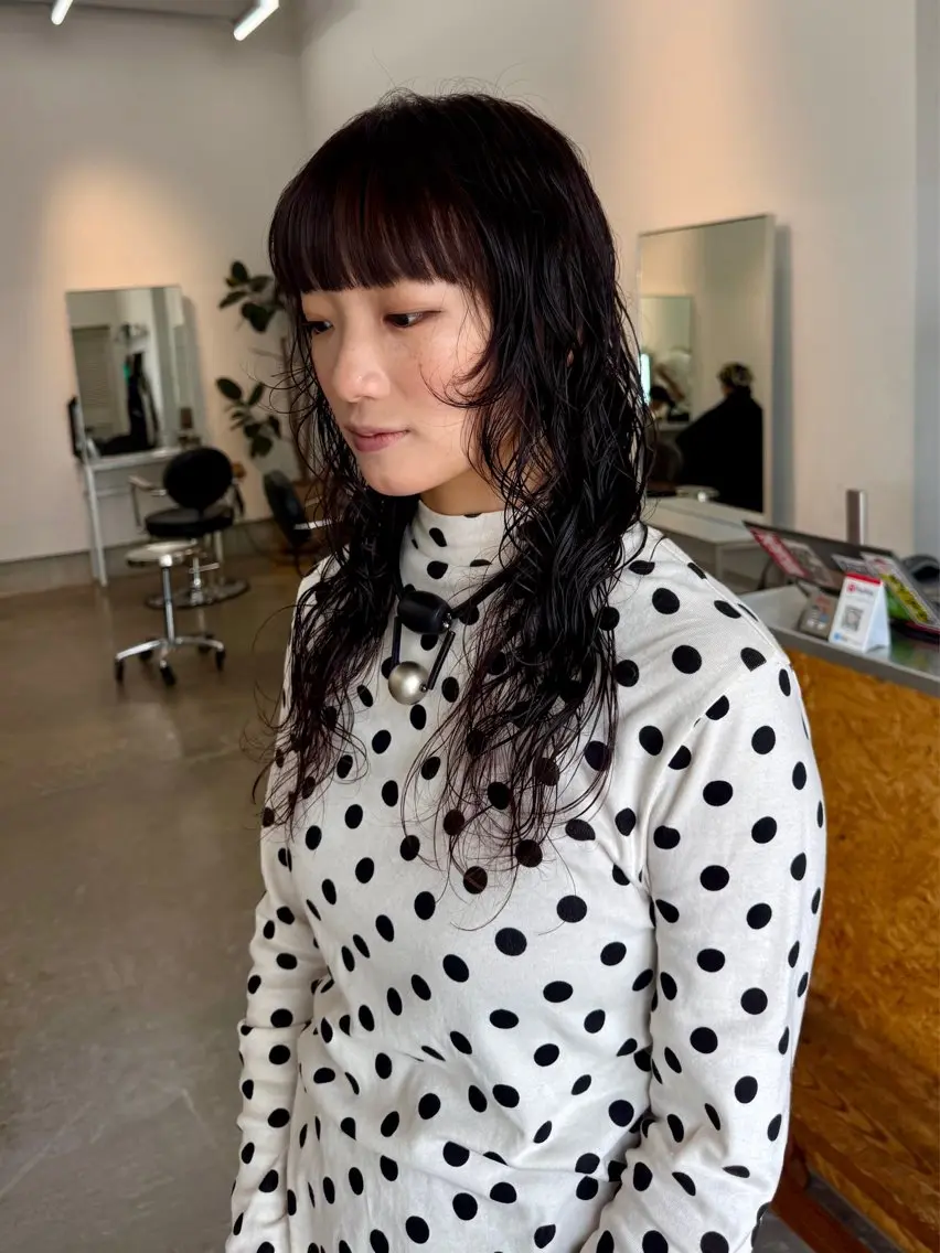 ロング ハッシュカット Sugahara Shunkiのヘアスタイル