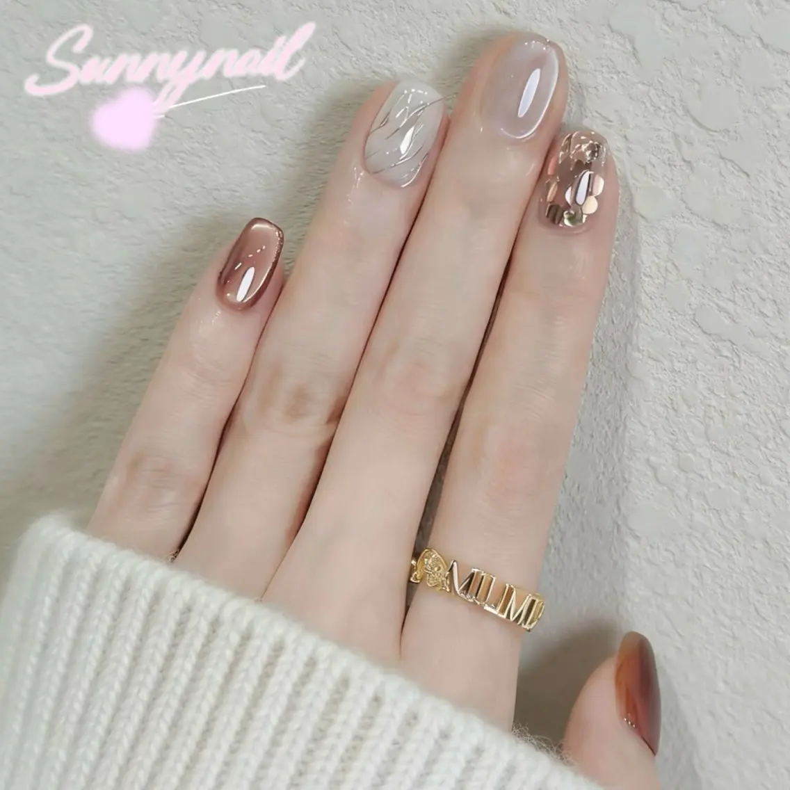 ネイル ハンドネイル ハンドケア sunnynail 小桃のネイルデザイン