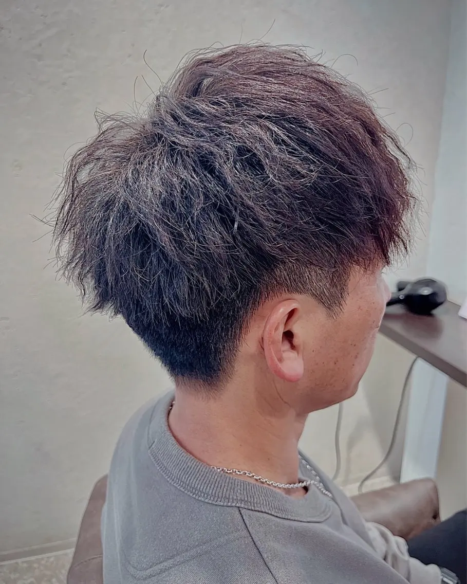 パーマ メンズ メンズパーマ 田中 和可のヘアスタイル