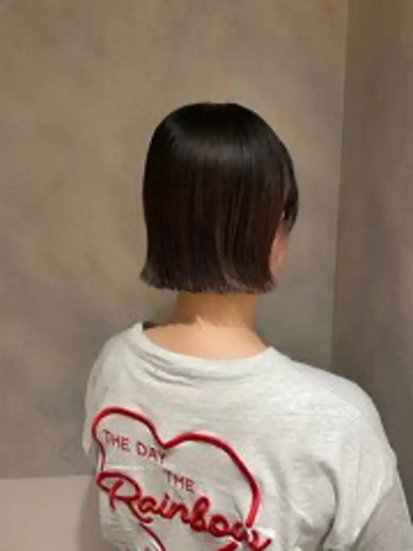 ショート トリートメント 💖透明感カラー💖 美優のヘアスタイル