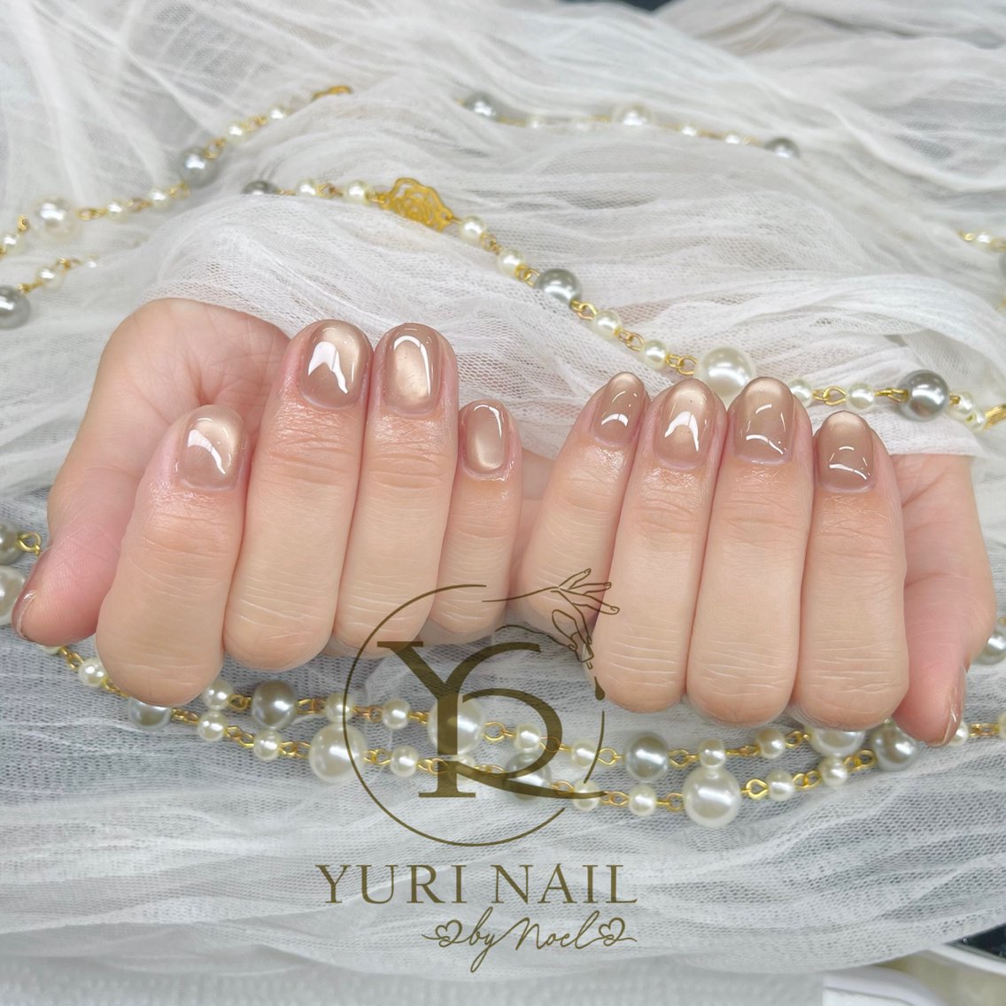 ネイル チークネイル フットネイル フレンチネイル グラデーション キラキラネイル ハンドネイル フットネイル ハンドケア YURI Nail Funabashiのネイルデザイン