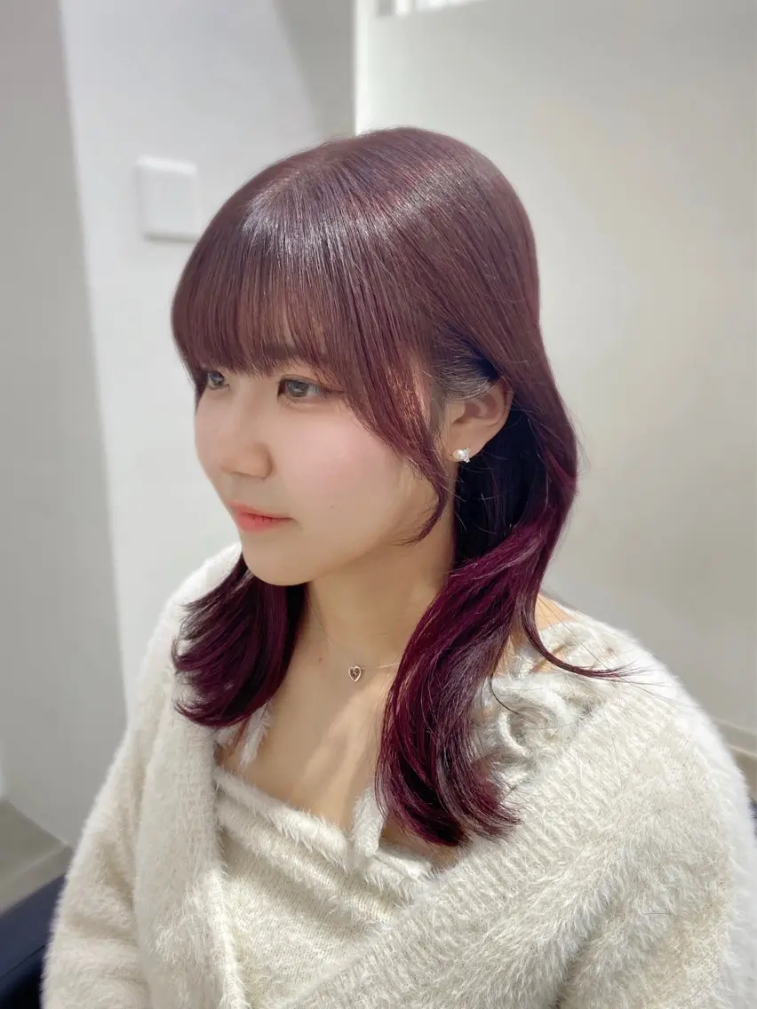 ミディアム YUZU🎀顔まわり ×レイヤーカットのヘアスタイル