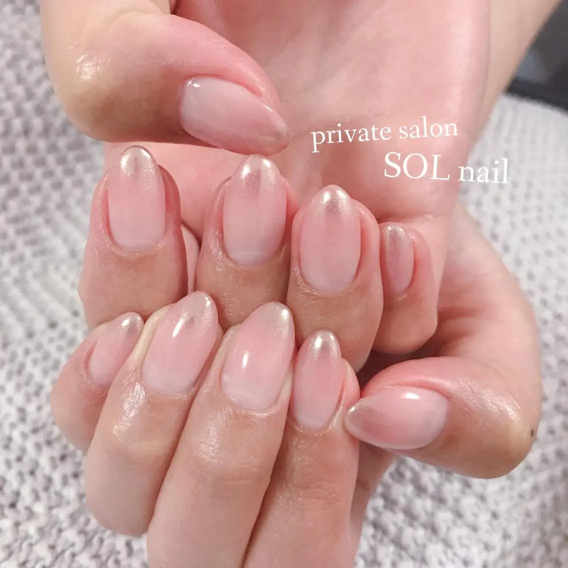ネイル ミラーネイル SOL NAILのネイルデザイン