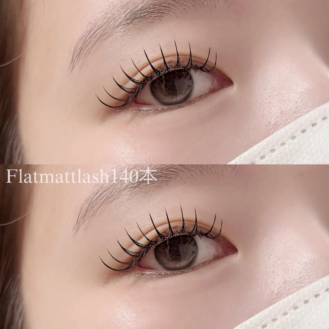 マツエク・マツパ フラットラッシュ eyelash "Koa"🕊🤎のマツエク・マツパデザイン