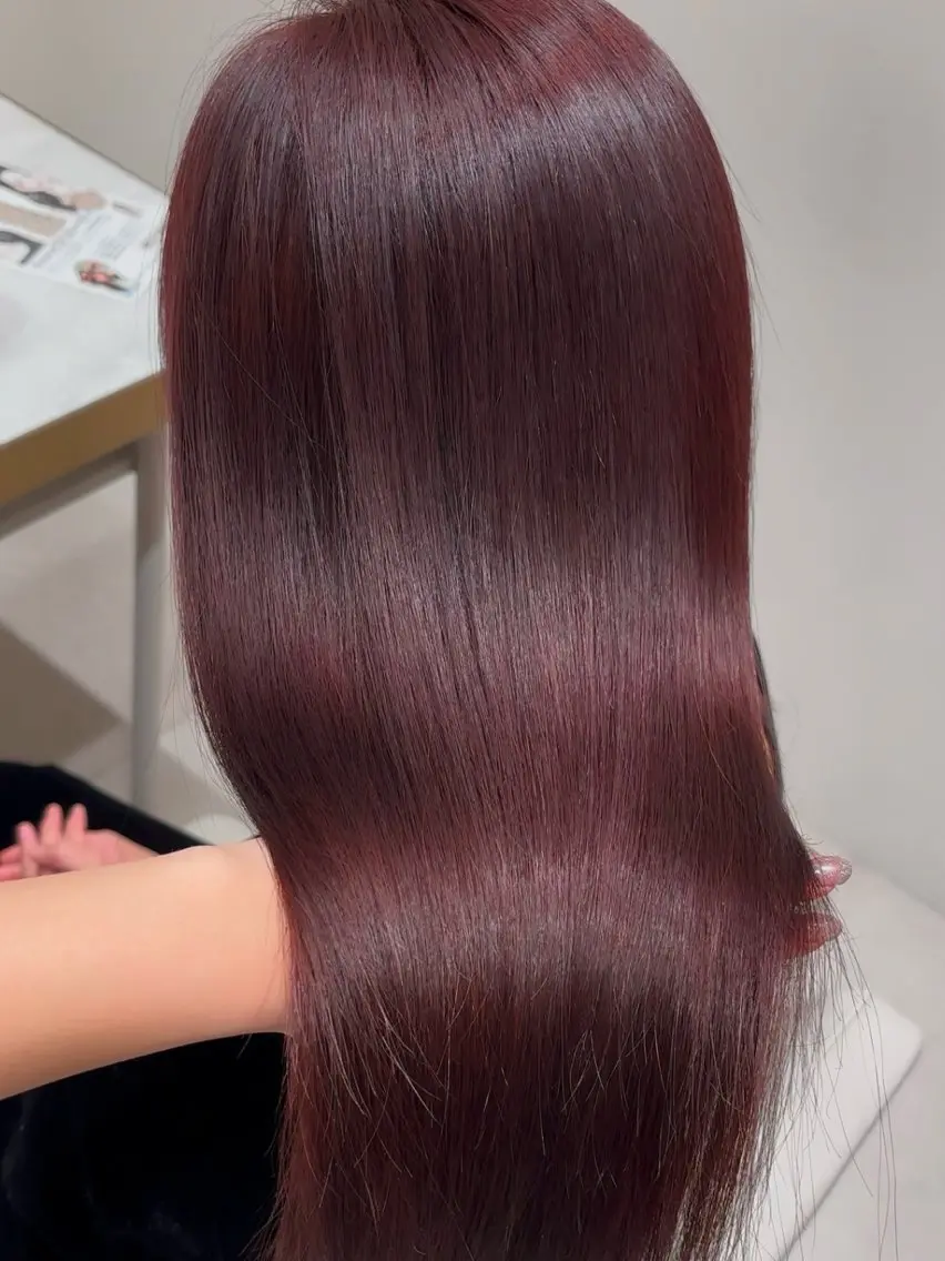 セミロング カラー カット ヘアカラー トリートメント 艶髪縮毛矯正/ レイヤー❣️mamiのヘアスタイル