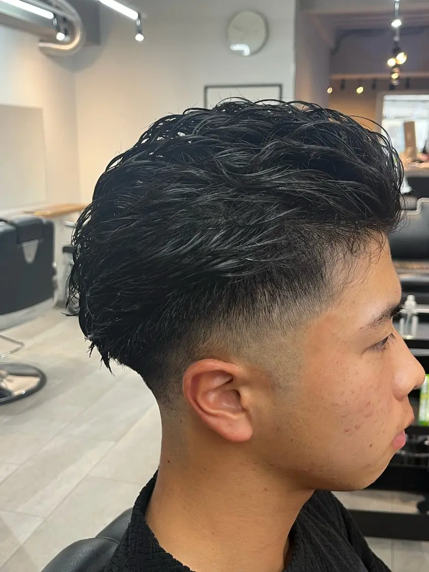 メンズ カット 直毛改善特化美容師/ 大森雄貴のヘアスタイル