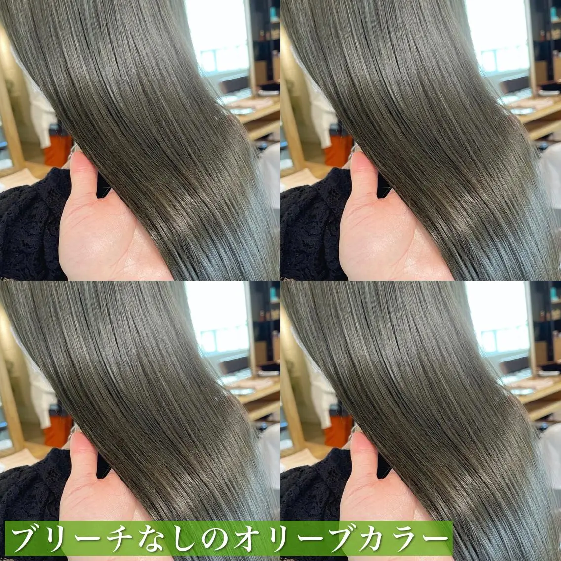 セミロング カラー ショートボブ セミロングパーマ アッシュ アッシュグレー アッシュグレージュ navile原宿 yumaのヘアスタイル