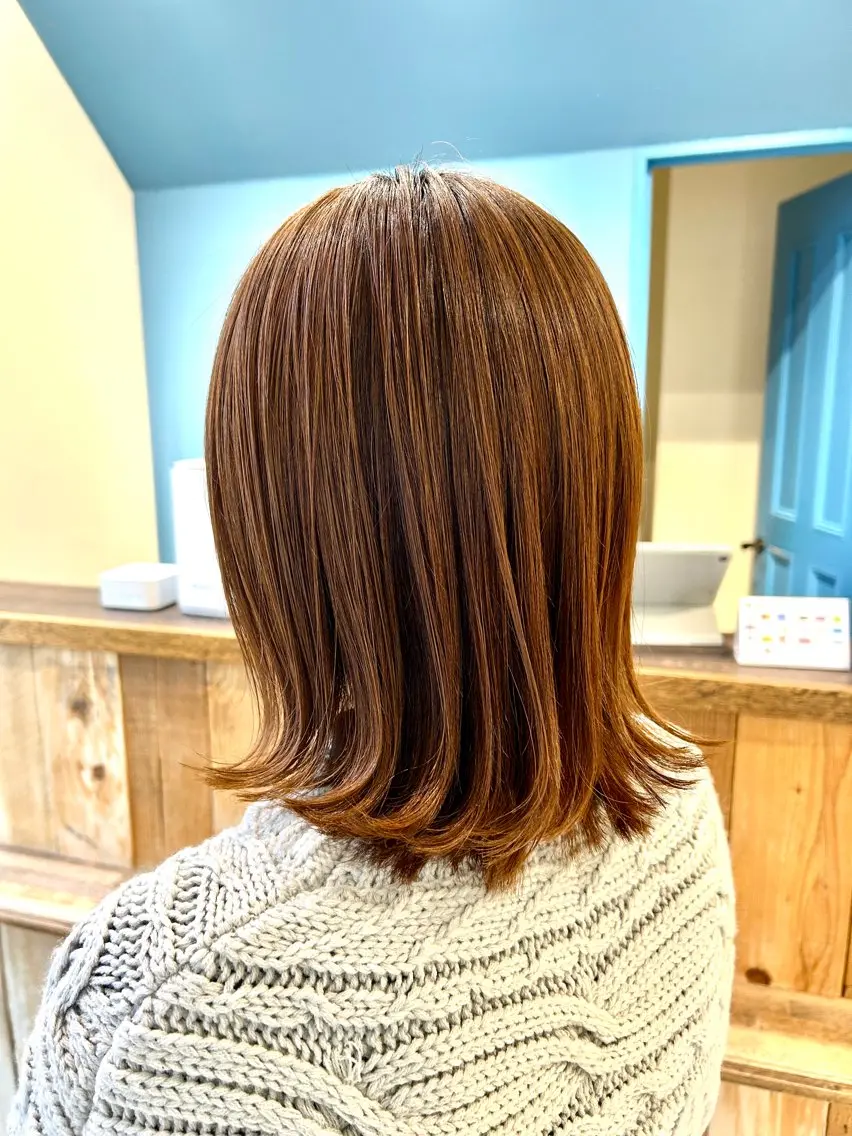 セミロング emu minekoのヘアスタイル