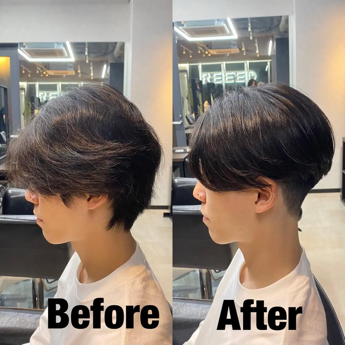 ショート メンズ カット 縮毛矯正 依田悠人 🌟メンズカット特化のヘアスタイル