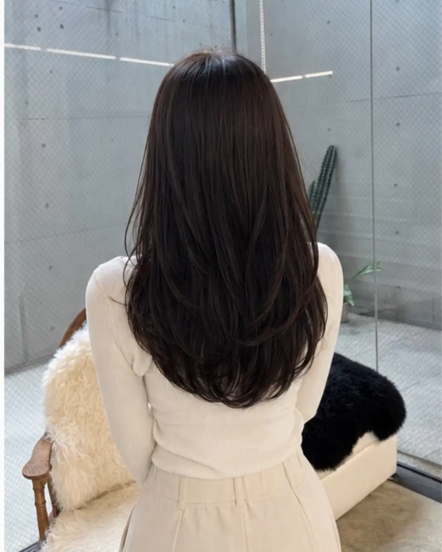 ロング ハイレイヤー レイヤーカット カット トリートメント 【Pia】 セナ/ハイトーンのヘアスタイル