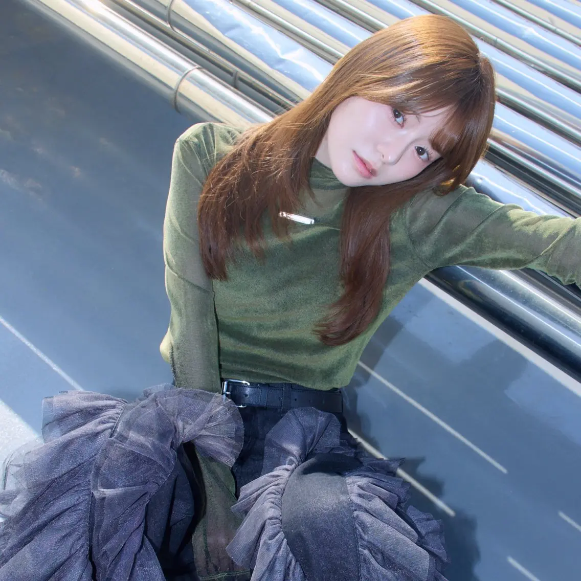 ロング カラー ブリーチ ブラウンカラー 透明感カラー ナチュラルブラウン ブリーチなしカラー カット ヘアカラー ✨ブリーチカラー /菜月‪‪✨のヘアスタイル