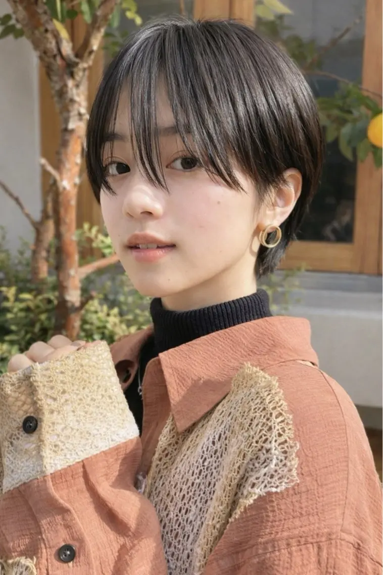 ショート 岡野 豪のヘアスタイル