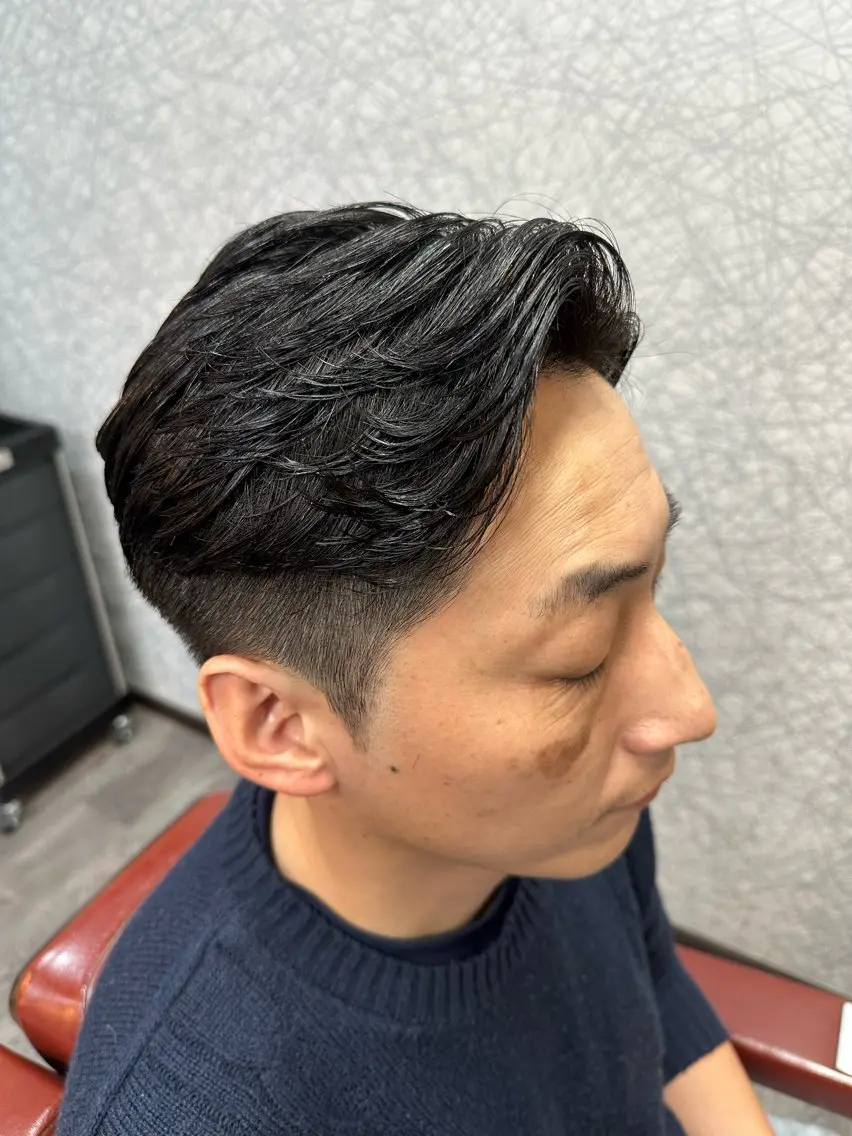 ショート カット パーマ 田島 颯人のヘアスタイル