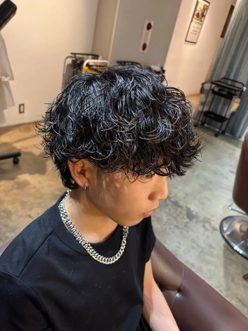 パーマ メンズ パーマ 🌀メンズパーマ🌀 平川海夢のヘアスタイル