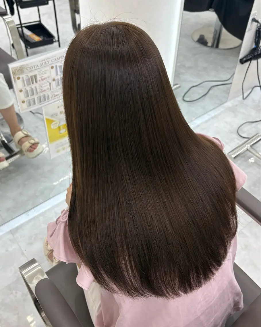 ロング いずみ カラーモデル募集⭐️のヘアスタイル