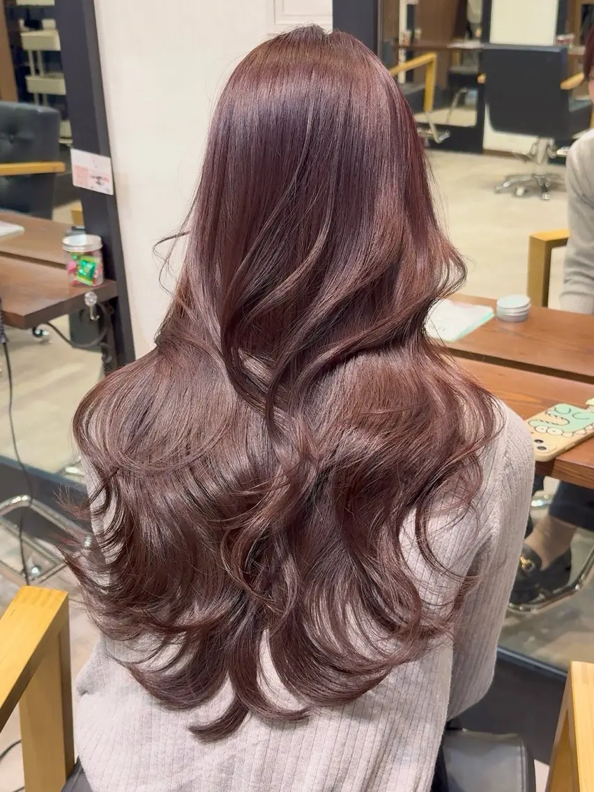 ロング ハイトーン/透明感 カラー🍒SHIONのヘアスタイル
