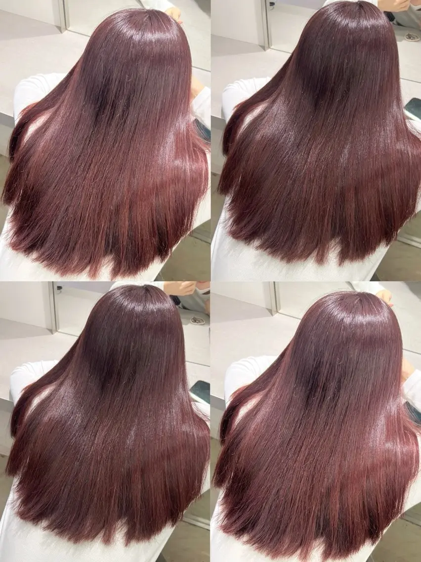 ロング カラー カット ヘアカラー 艶ハイトーン🔆 ️️️安座間 希のヘアスタイル