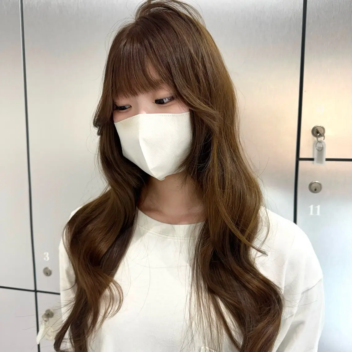 ロング ヘアカラー vivie Madokaのヘアスタイル