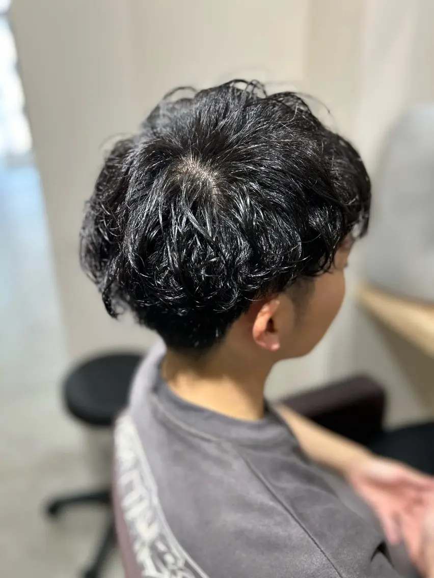 パーマ メンズ attrait 福岡のヘアスタイル