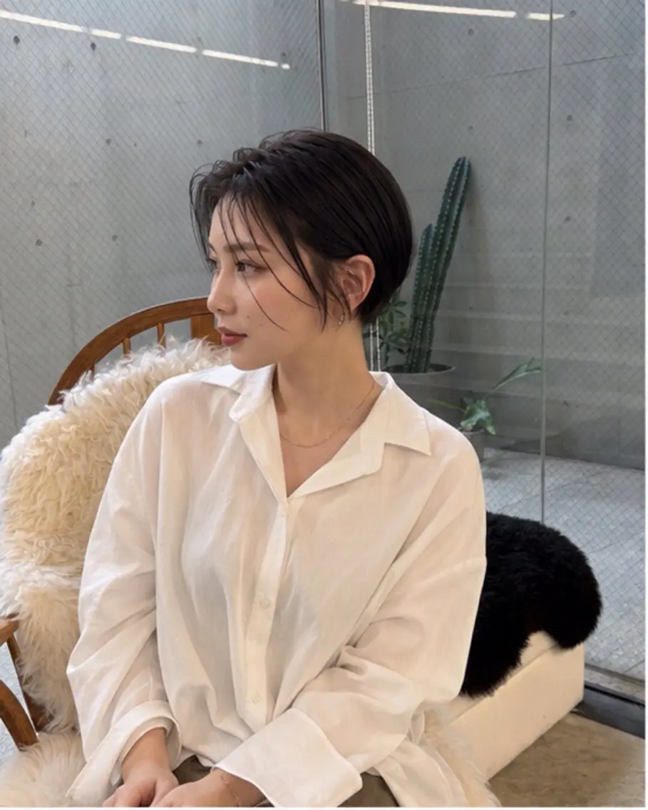 ショート ショートヘア pia 薬院のヘアスタイル
