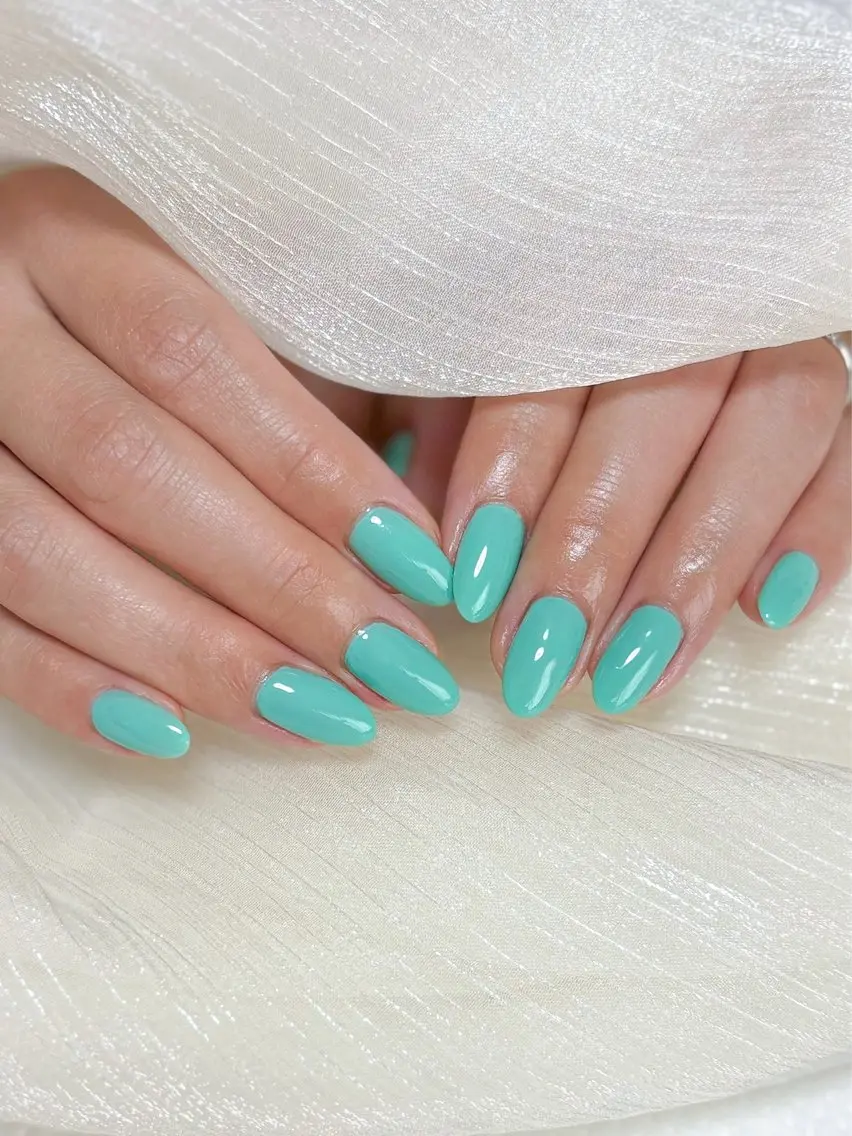 ネイル ワンカラーネイル シンプルネイル ハンドネイル nail salon minthのネイルデザイン