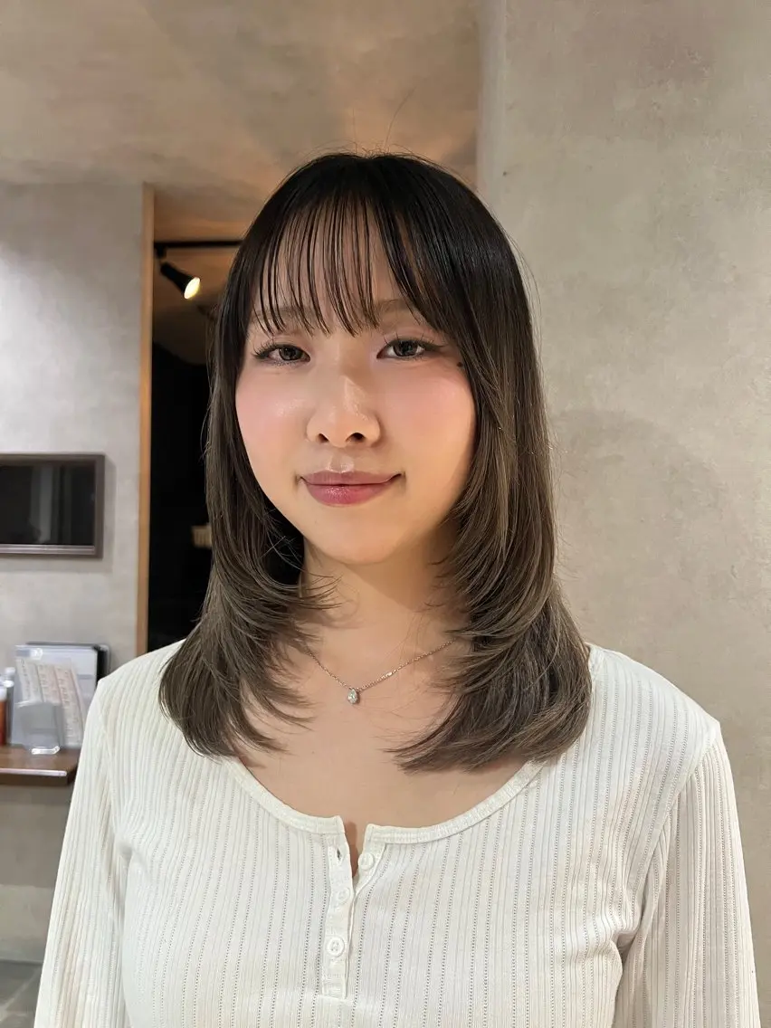 セミロング カット 鶴ヶ峰/似合わせ 🌿ナンバアオイ🌿のヘアスタイル