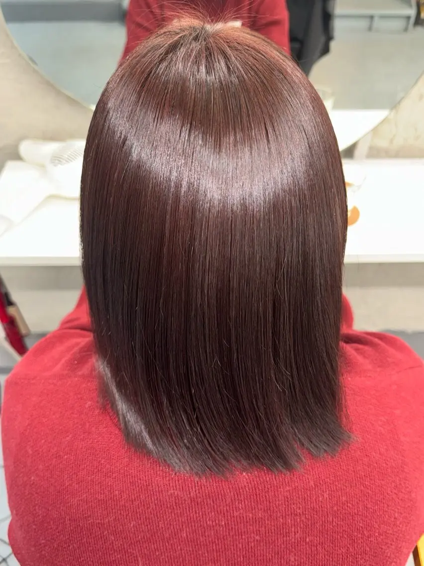 ミディアム 髪質改善 カット ヘアカラー だいち/柏/ 矯正/髪質改善のヘアスタイル