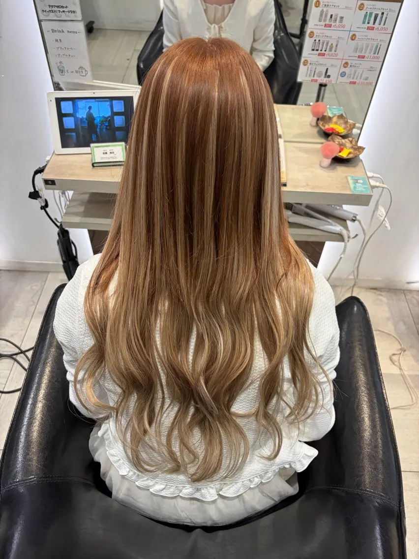 ロング カラー エクステ 立川/シールエクステ /みづきのヘアスタイル