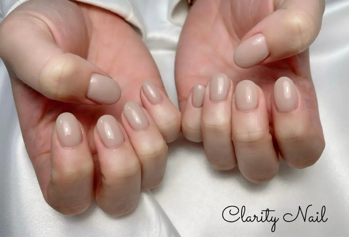 ネイル ワンカラーネイル ハンドネイル Clarity Nailのネイルデザイン