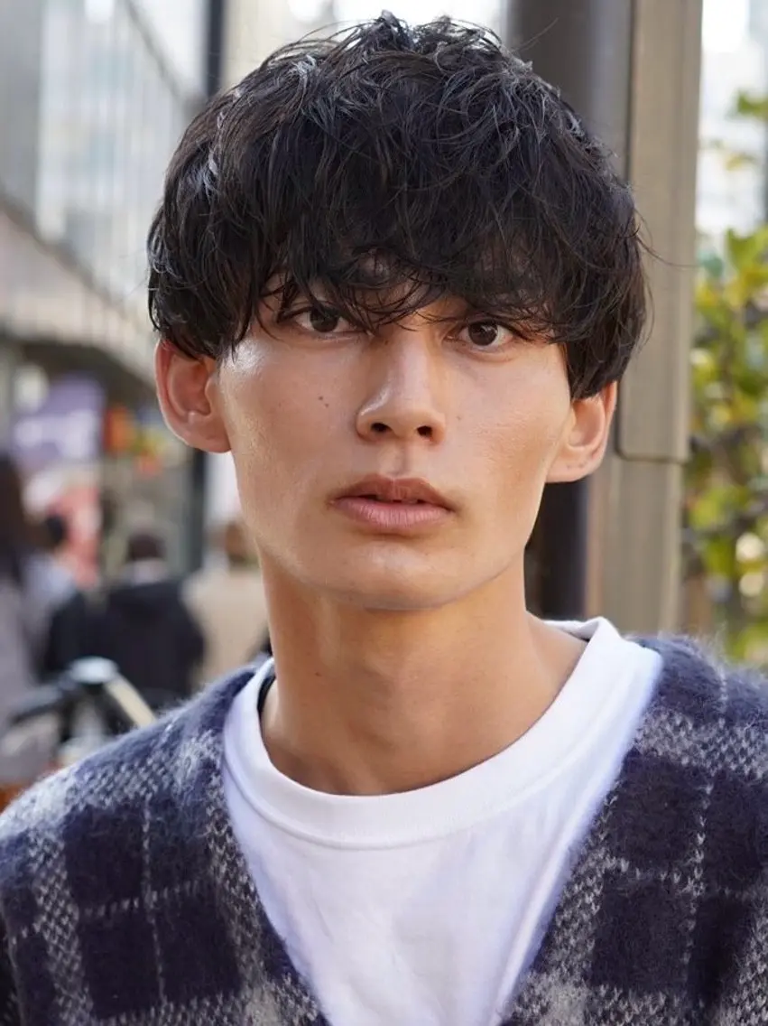 パーマ メンズ カット パーマ メンズ特化/パーマ /縮毛矯正/山本千太のヘアスタイル