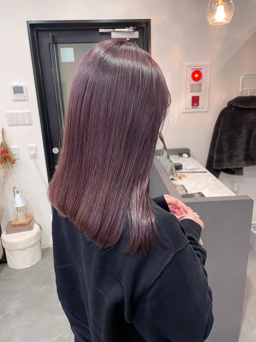ミディアム カラー uru" すずきさゆりのヘアスタイル