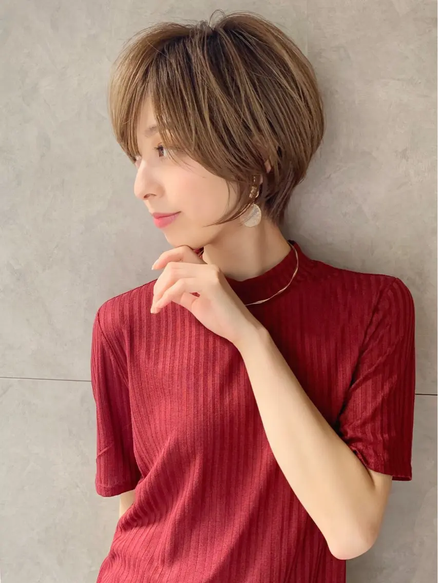 ショート 透明感カラー🌿‬ 似合わせ特化/‬荒砂のヘアスタイル