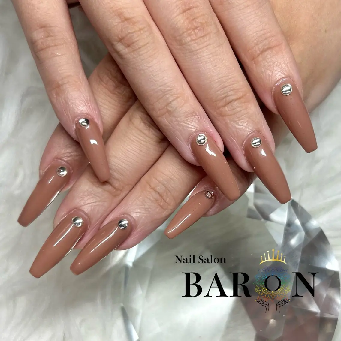 ネイル スカルプネイル ♛︎BARON♛︎ SUMIRE.のネイルデザイン
