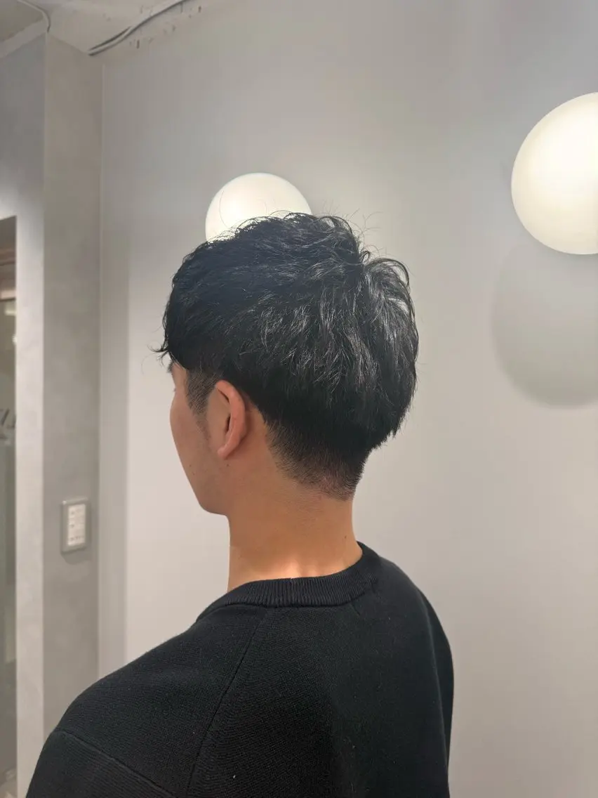 ショート パーマ メンズ カット パーマ ヘッドスパ ·̩͙꒰ঌ miku 𓂃 𓈒𓏸 ໒꒱のヘアスタイル