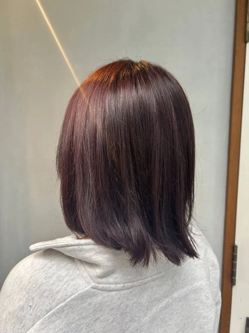 ミディアム カラー 🤍江坂 ハヤシアヤナ🤍のヘアスタイル