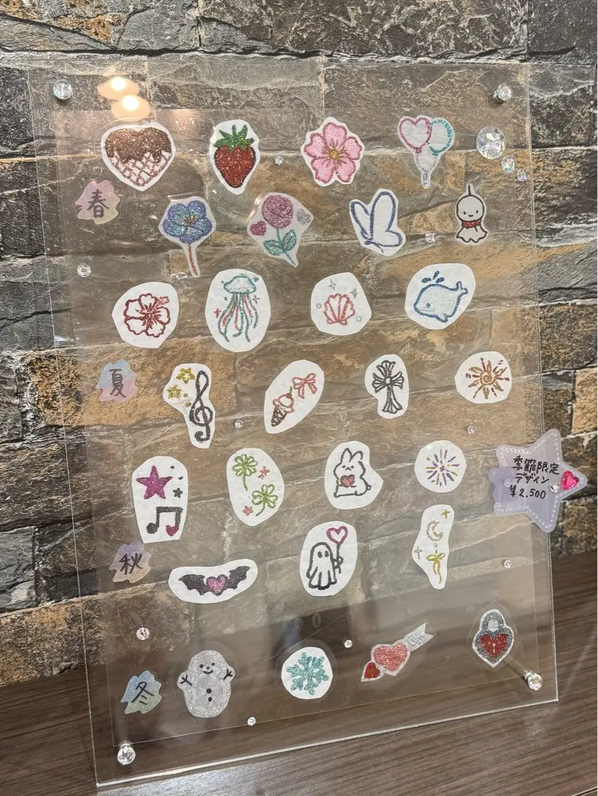《当日限定》ボディジュエリー💎季節限定規定デザイン🎀Sサイズ ¥2,000の写真