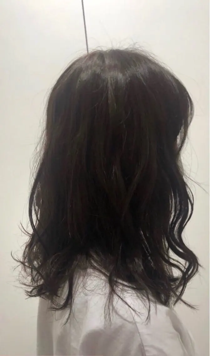 セミロング カット ヘアカラー トリートメント ママ美容師 Tsuchiyaのヘアスタイル