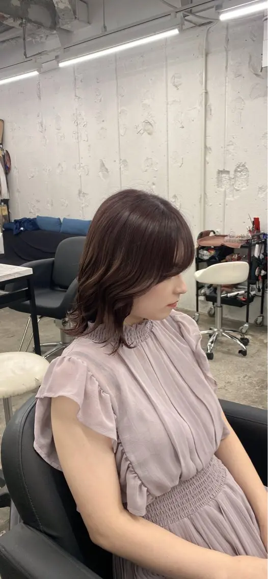 ミディアム カラー 🧸艶髪ハイトーン 🍪chan🍯のヘアスタイル