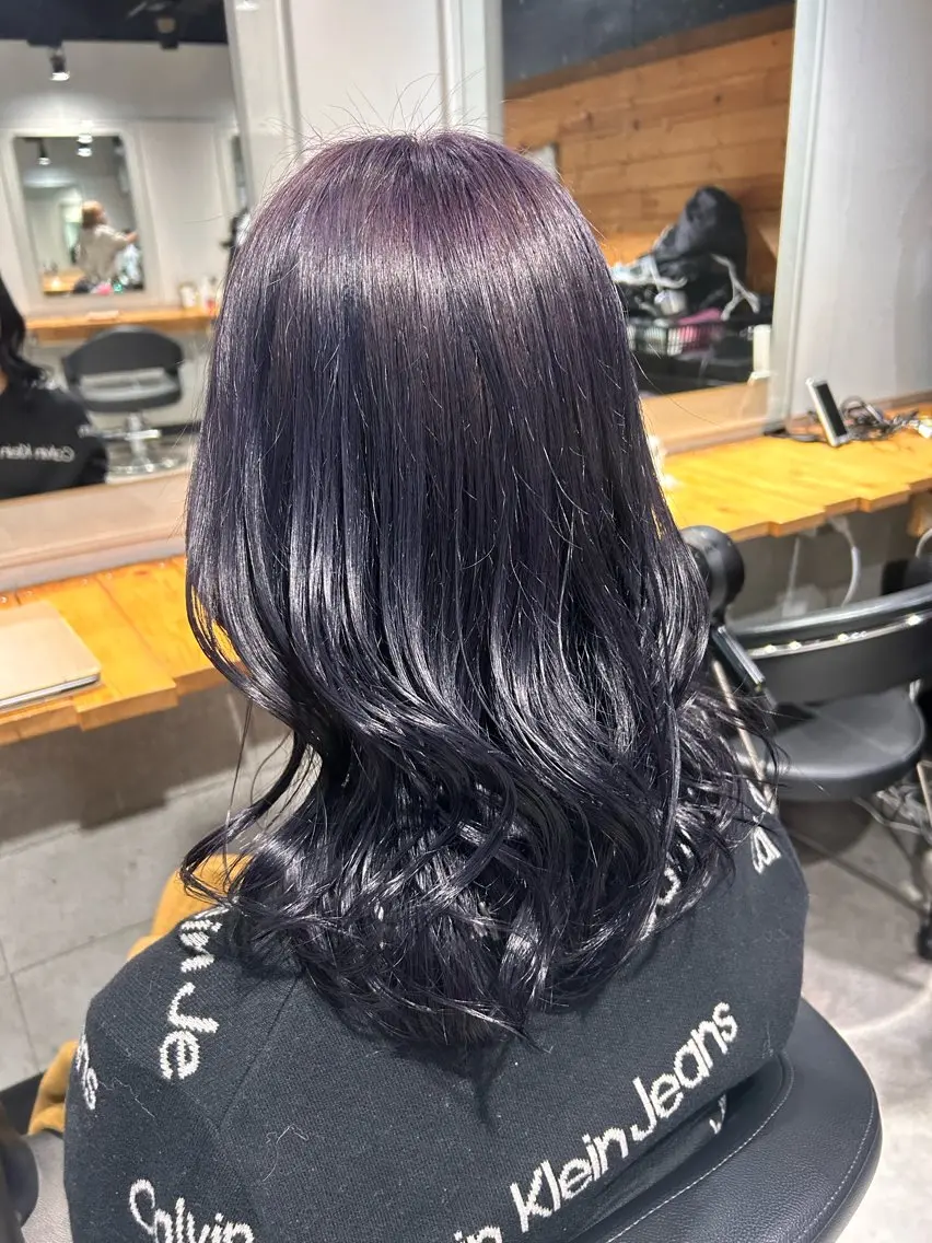 セミロング ヘアカラー ヘッドスパ レイヤーStyle 🪽菜々実のヘアスタイル